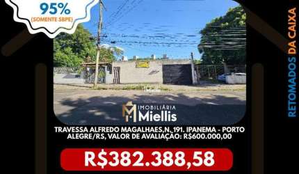 Imóvel Retomado CAIXA no bairro IPANEMA em PORTO ALEGRE - OPORTUNIDADE ÚNICA!