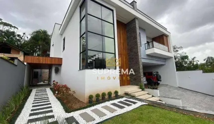 Casa com 4 dormitórios à venda, 353 m² por R$ 2.490.000 - América - Joinville/SC