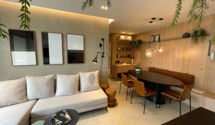 Apartamento 3 dormitórios, 1 suíte, 2 vagas, Quadria, Aquárius, Sjc.