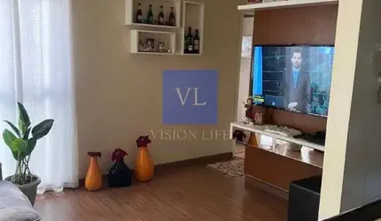 Apartamento aconchegante no Condomínio Cedros Residencial ? Santa Cândida: 2 quartos, 2 salas, 1 vaga, 47m². Venha conhecer!
