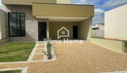 Casa em condomínio fechado com 3 quartos à venda na Avenida José Puccinelli, 1240, Campos do Conde II, Paulínia, 182 m2 por R$ 1.259.000