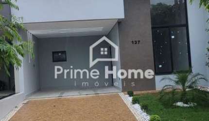 Casa em condomínio fechado com 3 quartos à venda na Avenida Luiz Greco, 600, São Bento, Paulínia, 139 m2 por R$ 1.050.000