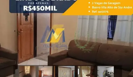 Otimo Sobrado a Venda, na Vila Alto Santo André