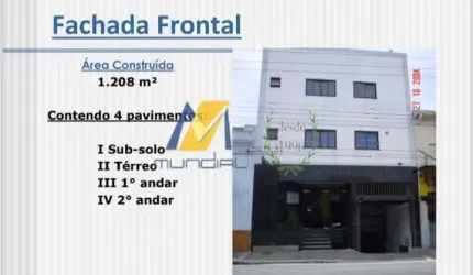 Prédio Comercial à Venda com 1208m², 18 salas e 14 vagas!!!