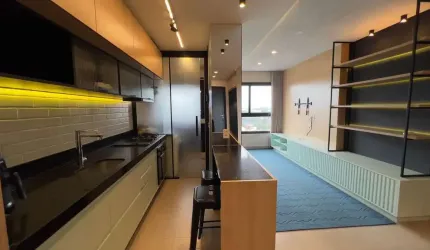 Connect Studios - Frente - Mobiliado -  com depósito