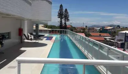 Apartamento linear, 2 quartos, lazer completo, Braga - Cabo Frio