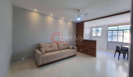 Apartamento linear reformado, 2 quartos, Centro - Cabo Frio