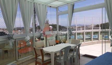Cobertura duplex 3 quartos com lazer completo - Centro - Cabo Frio - RJ