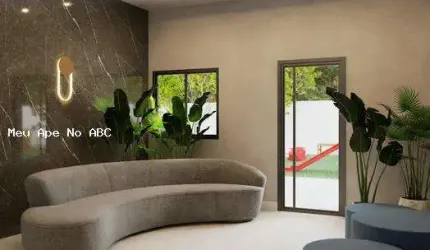 Apartamento para Venda em Santo André, Campestre, 2 dormitórios, 2 banheiros, 1 vaga