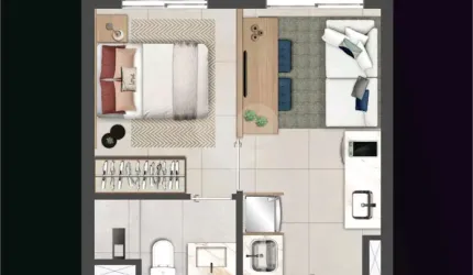 Apartamento com 1 quarto à venda na Rua Fernão Dias, 71, Pinheiros, São Paulo, 24 m2 por R$ 490.000