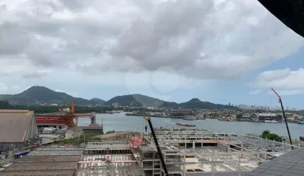 Sala comercial à venda na Rua Vereador Henrique Soler, 287, Ponta da Praia, Santos, 47 m2 por R$ 590.000