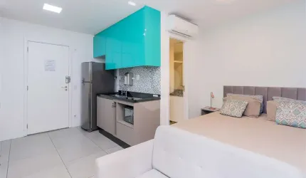 Apartamento com 1 quarto para alugar na Avenida Duque de Caxias, 61, Campos Eliseos, São Paulo, 26 m2 por R$ 2.100