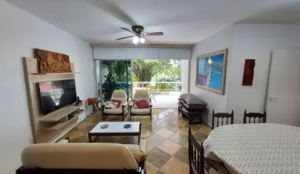 Apto (lado praia), 3 dorms., lazer, Enseada, 1 vaga