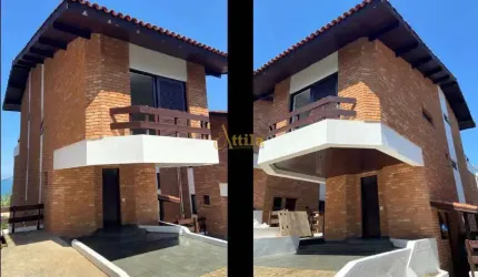 Casa triplex, 4 suítes, vista mar, lazer, 2 vagas, Enseada