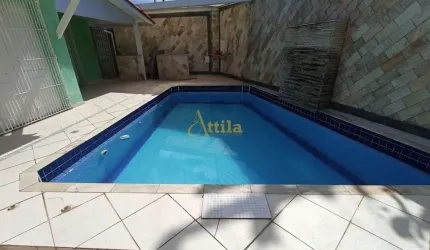 Casa térrea, 150mts praia, 4 dorms., lazer, Enseada