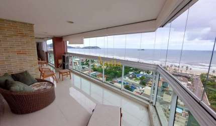 Apto alto padrão, 3 dorms, lazer, vista mar, 2 vagas, Enseada