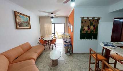 Apto 250mts praia, 2 dorms., sacada, 1 vaga, Enseada