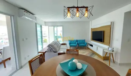 Apto 3 suítes, 200mts praia Enseada, 2 vagas, lazer