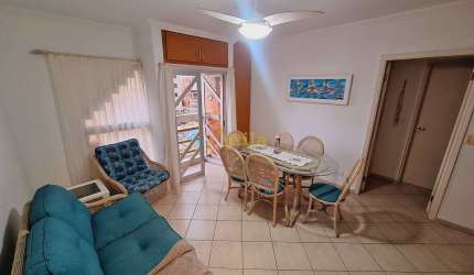 Apto 2 dorms., sacada, 1 vaga, Enseada