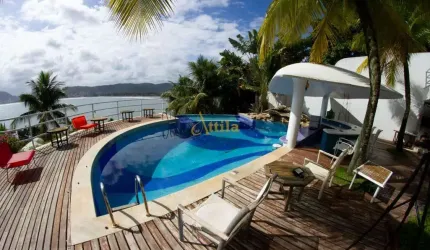 Mansão 9 andares, 11 suítes, vista mar, Península, Enseada