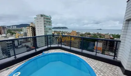 Cobertura duplex com vista para o mar, 3 dorms., 2 vagas