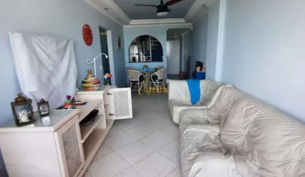 Cobertura vista mar, 2 dorms., 200mts praia, Enseada