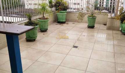 Penthouse 3 dorms., churrasqueira, 1 vaga, Enseada