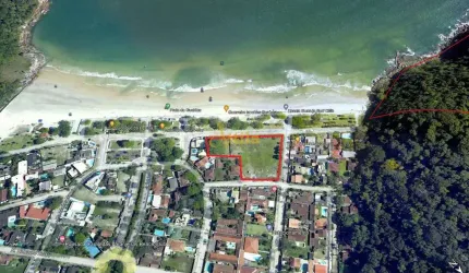 Terreno frente praia, projeto aprovado resort, Guaiúba