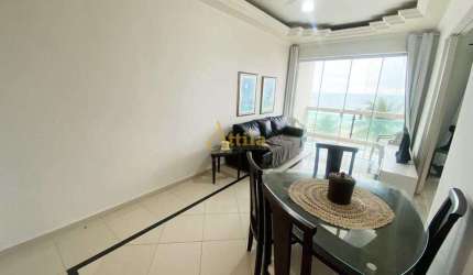 Apto reformado, frente praia Pitangueiras, 1 dorm., sacada