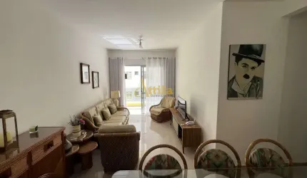 Apto reformado, 2 dorms., sacada, 1 vaga, Enseada