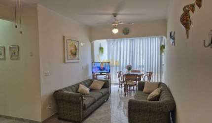 Apto 3 dorms., sacada, 1 vaga, Enseada
