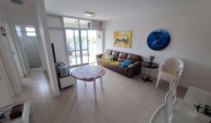 Apto vista mar, 3 dorms., sacada, lazer, 1 vaga
