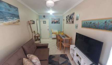 Apto reformado, 2 dorms., sacada, 1 vaga, Enseada