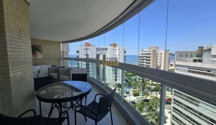 Apto alto padrão, 3 suítes, vista praias Riviera e Itaguaré