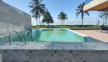Apartamento Garden alto padrão com vista para o mar, 4 suítes