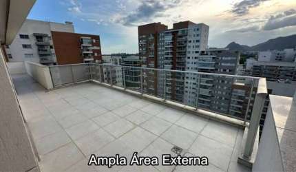 Cobertura Duplex na Barra da Tijuca, 4 Quartos Suítes, 199 m², Piscina, Soho Residence