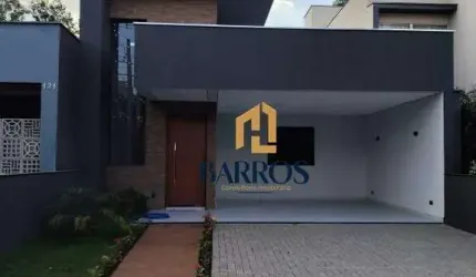 Casa Térrea á Venda em Condomínio, 3 dorm, 140m² Água Branca - Piracicaba/SP