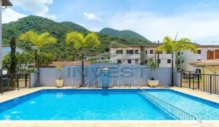 Ubatuba - Sape, apartamento 02 dormitórios (1st), pisicina