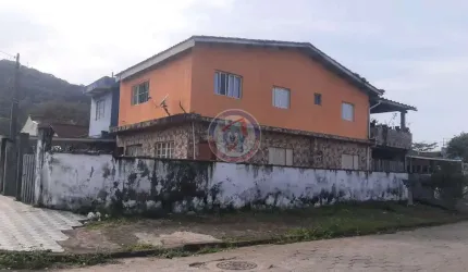 Sobrado com 4 dorms, Aguapeú, Mongaguá - R$ 477 mil, Cod: 635-13