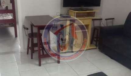 Apartamento com 1 quarto, Solemar, Praia Grande - R$ 200 mil, Cod: 7381-6