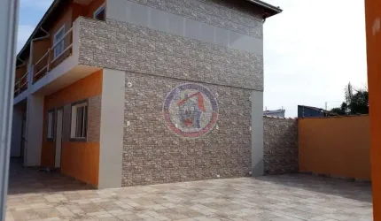 Sobrado de Condomínio com 2 dorms, Balneário Itaguai, Mongaguá - R$ 235 mil, Cod: 1634-4