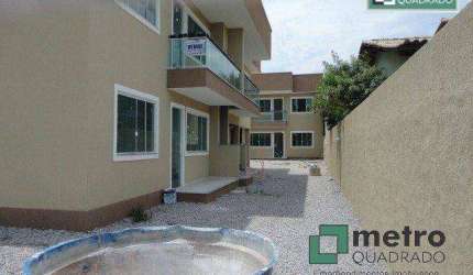 apartamentos com 2 quartos, sala, cozinha, banheiro social, área de serviço, varanda e garagem.