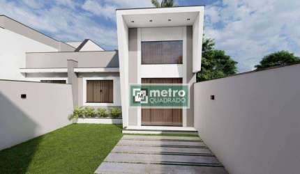 Bela casa linear, moderna, alto padrão