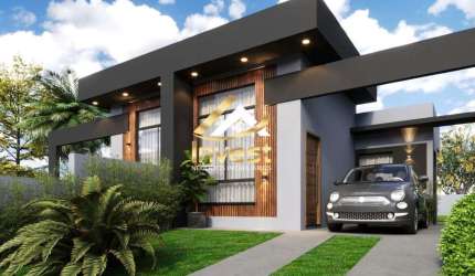 Casa 3 quartos sendo 1 suíte com espaço de terreno e projeto diferenciado