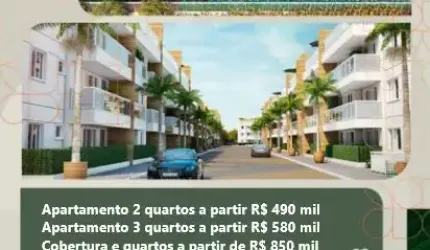 Apartamento 2 e 3 quartos a venda Palms Recreio.