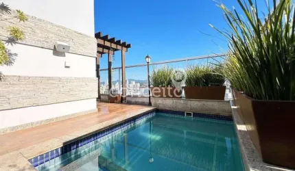 Cobertura Duplex com 4 Suítes e 3 Vagas no Centro!