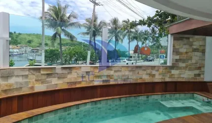 COD 1189 – VENDA – Casa Duplex Vista para o Canal 3 suítes com Piscina e churrasqueira no Portinho – Cabo Frio RJ