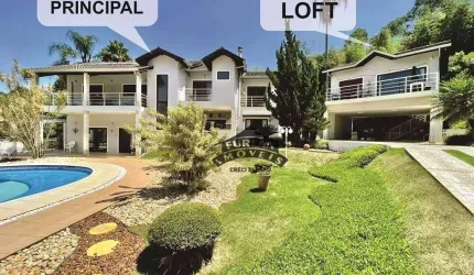 Casa em Condomínio na Granja Viana com 3 dormitórios à venda, 618 m² por R$ 3.500.000 - Parque Dom Henrique - Cotia/SP