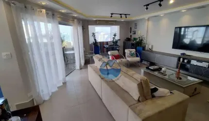 BELÍSSIMA COBERTURA – PONTA DA PRAIA, 289M² - 2 SUÍTES, 2 VAGAS DE GARAGEM – ELEVADOR PRIVATIVO – PISCINA – SOLARIUM