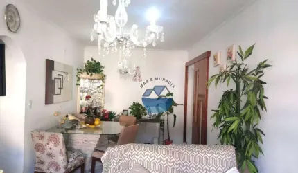 Apartamento à venda com GARAGEM FECHADA, Embaré em Santos!